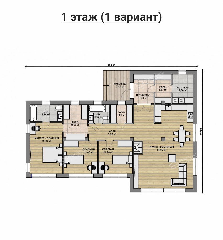 Дом из камня VZ-781